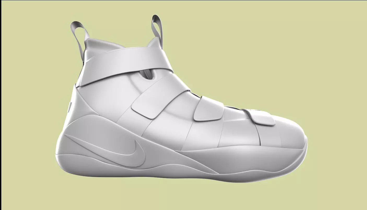 nike lebrone shoes 3D model_0