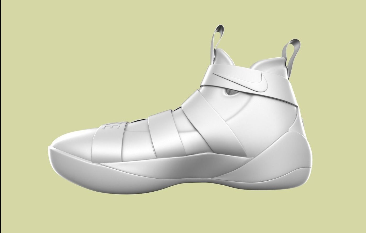 nike lebrone shoes 3D model_1
