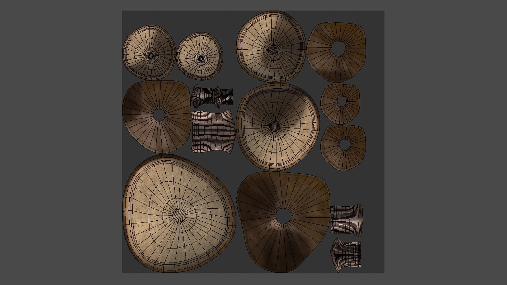 10 Fantasy Mushrooms AJR Collection - Scene Backdrop Design _64