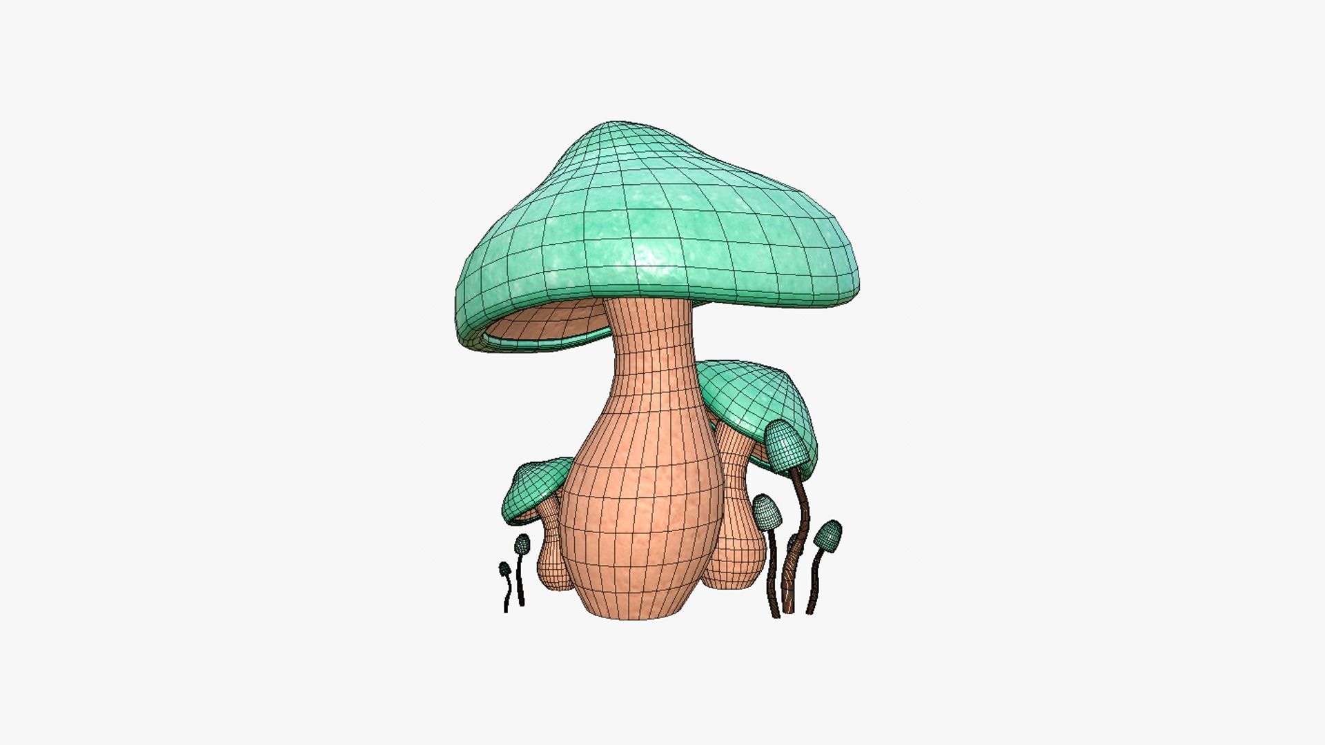 10 Fantasy Mushrooms AJR Collection - Scene Backdrop Design _15