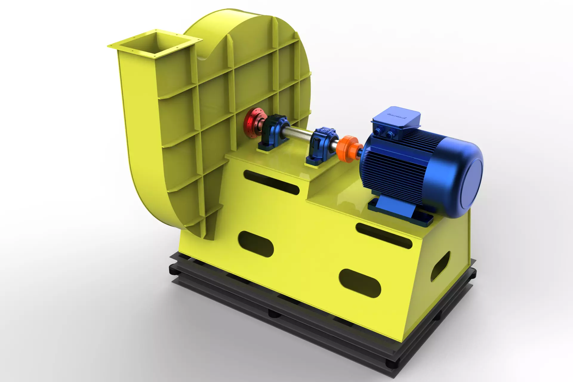 Industrial Fan 3D model_0