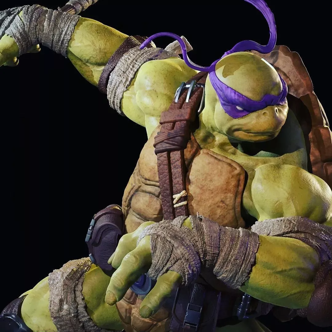 Donatello Fanart To print 3D print model 3D print model