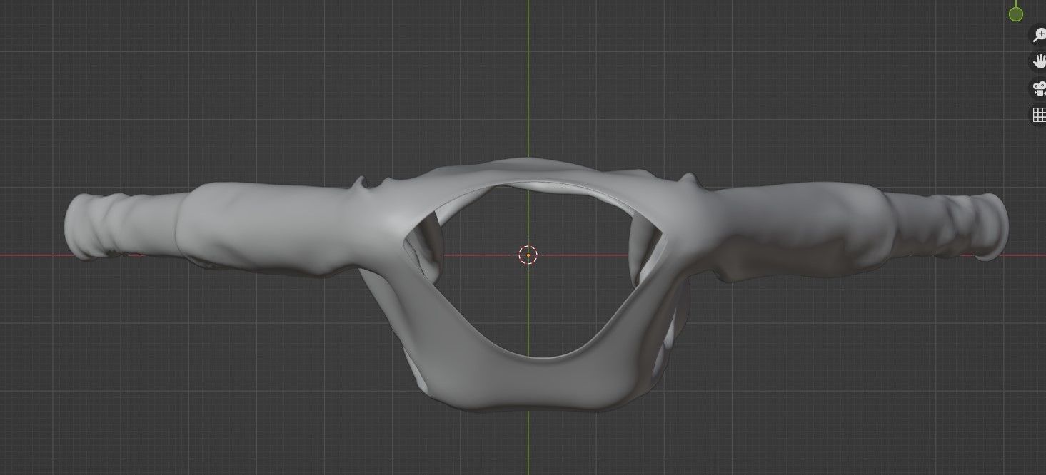 Dolman Sleeve Top 3D model_11