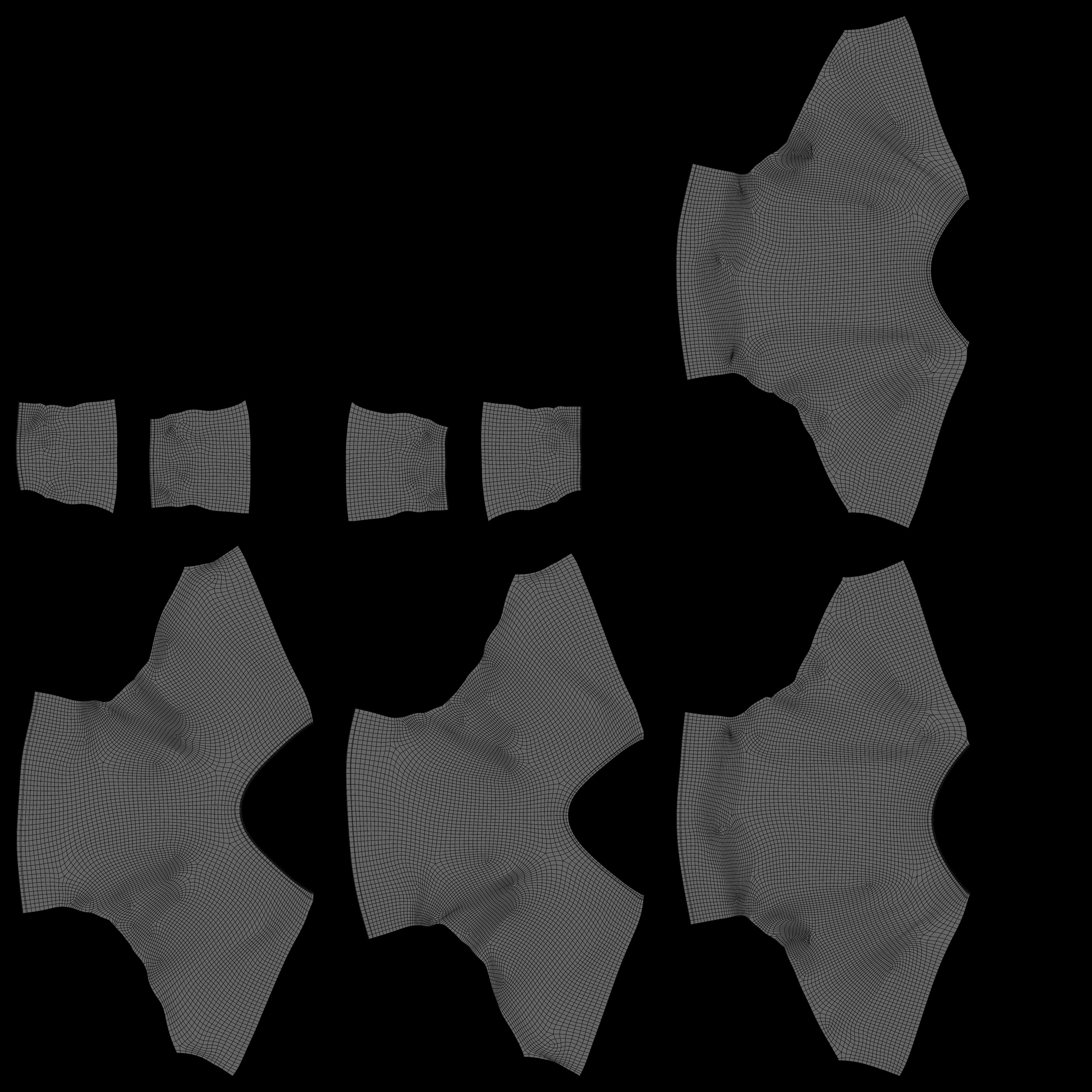 Dolman Sleeve Top 3D model_21