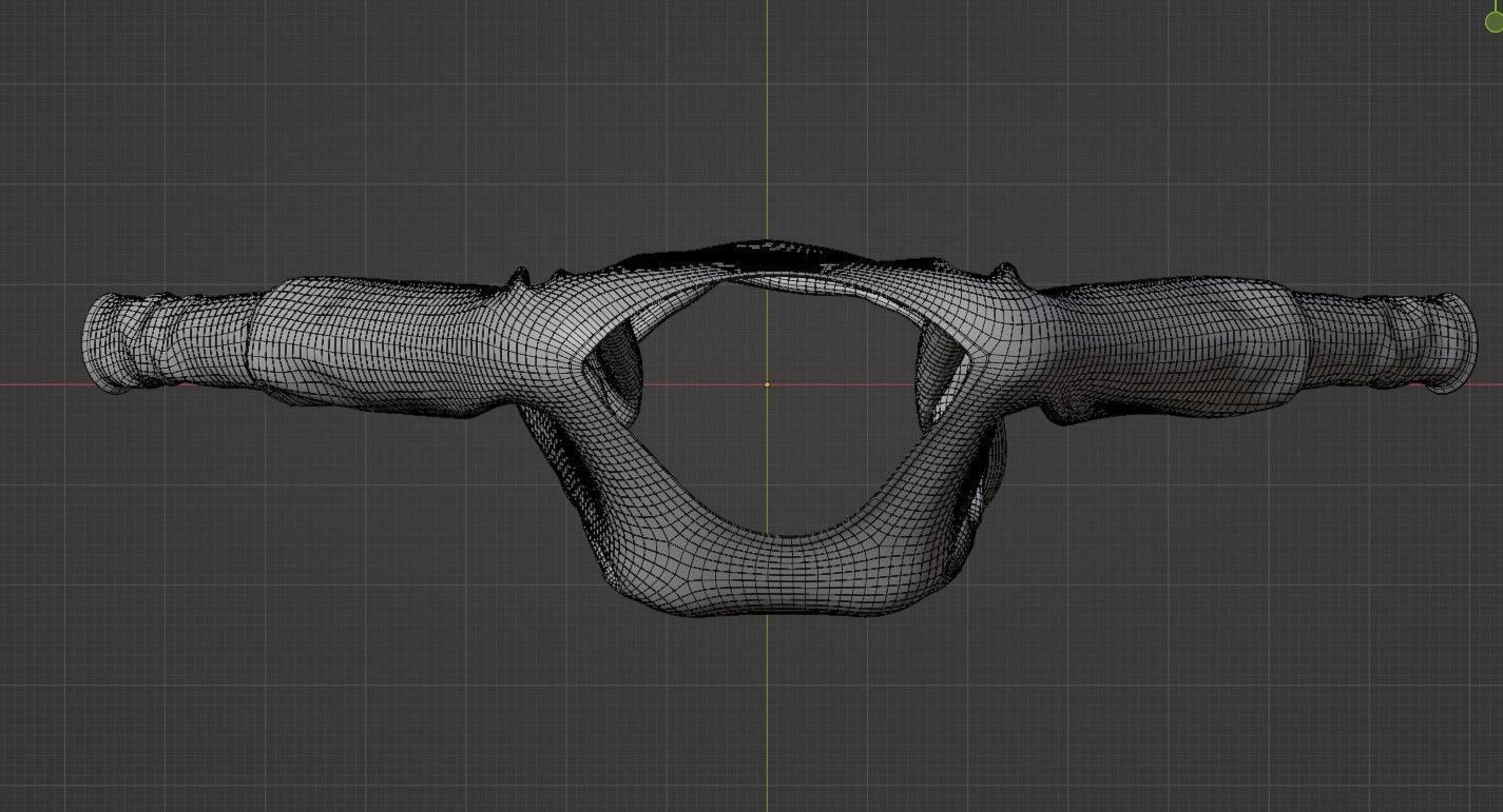 Dolman Sleeve Top 3D model_19