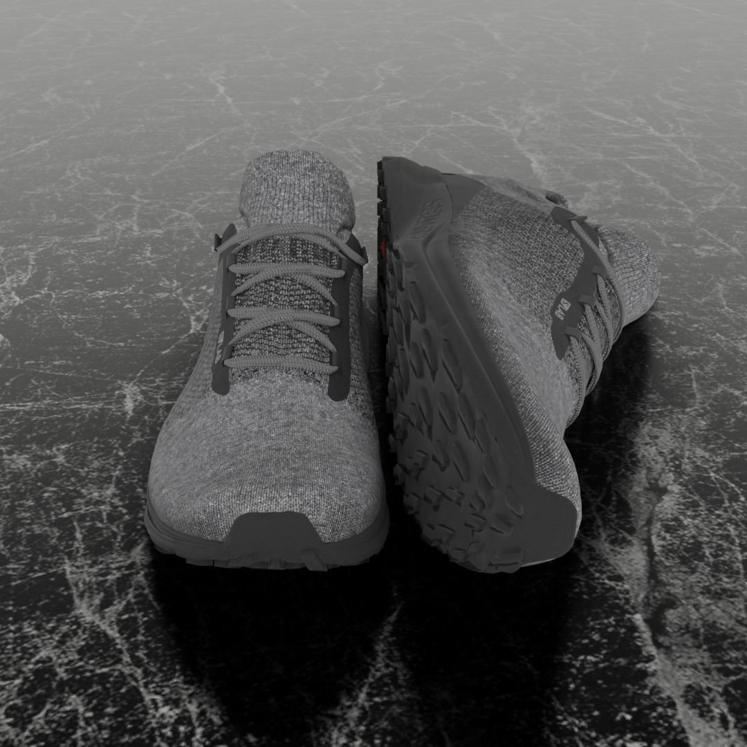 SALOMON S LAB 3D SHOES Low-poly 3D model_3