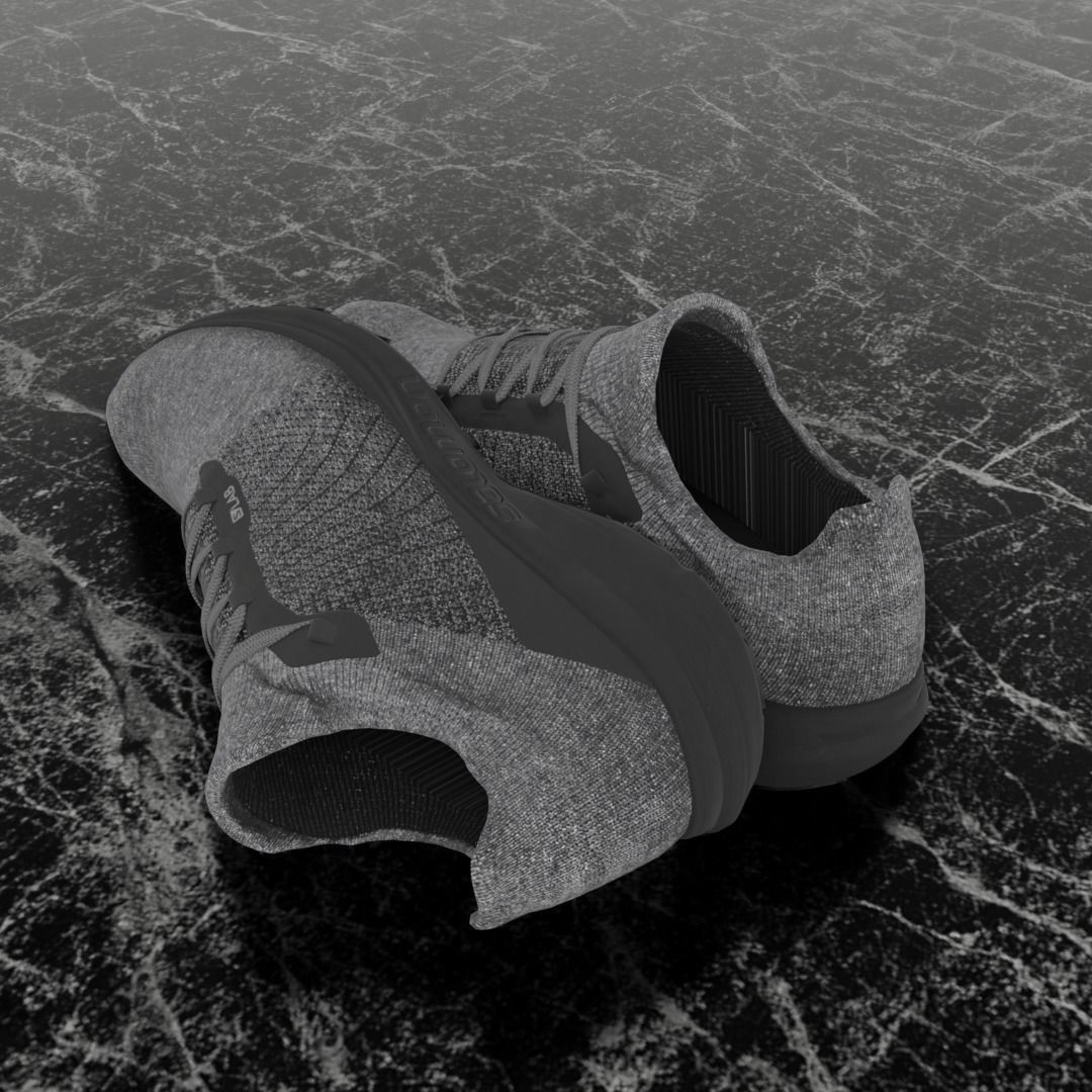SALOMON S LAB 3D SHOES Low-poly 3D model_6
