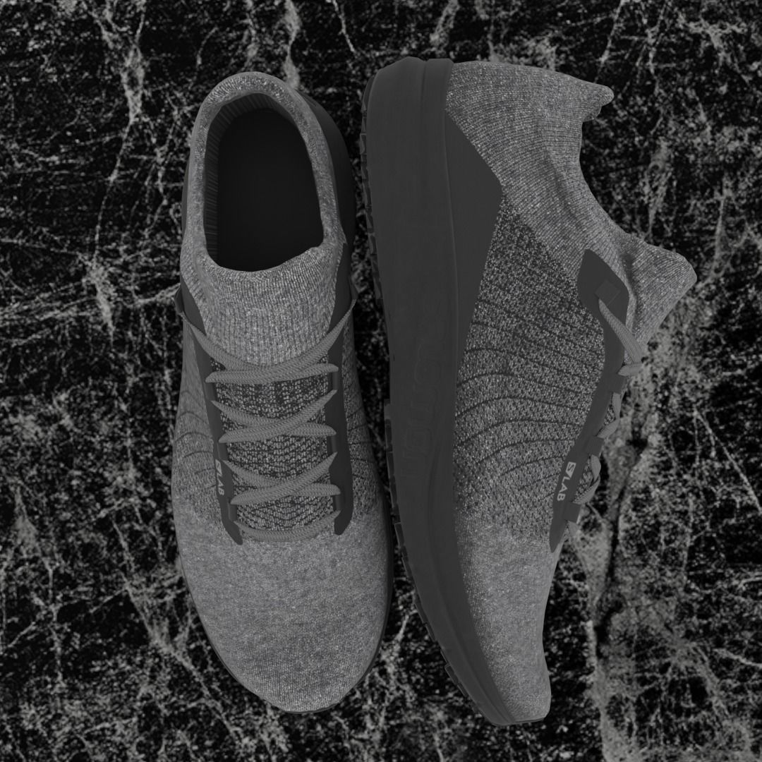 SALOMON S LAB 3D SHOES Low-poly 3D model_2