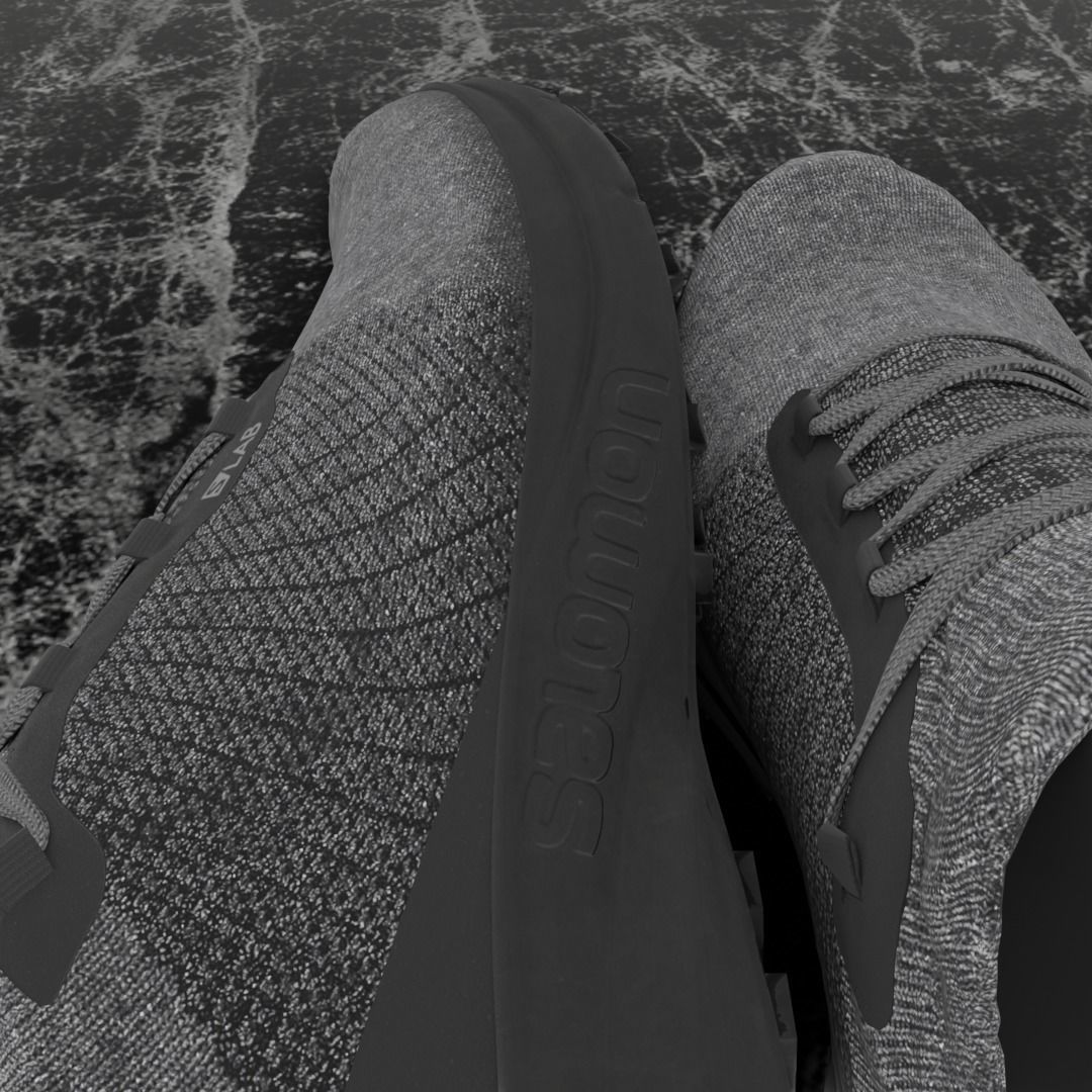 SALOMON S LAB 3D SHOES Low-poly 3D model_8