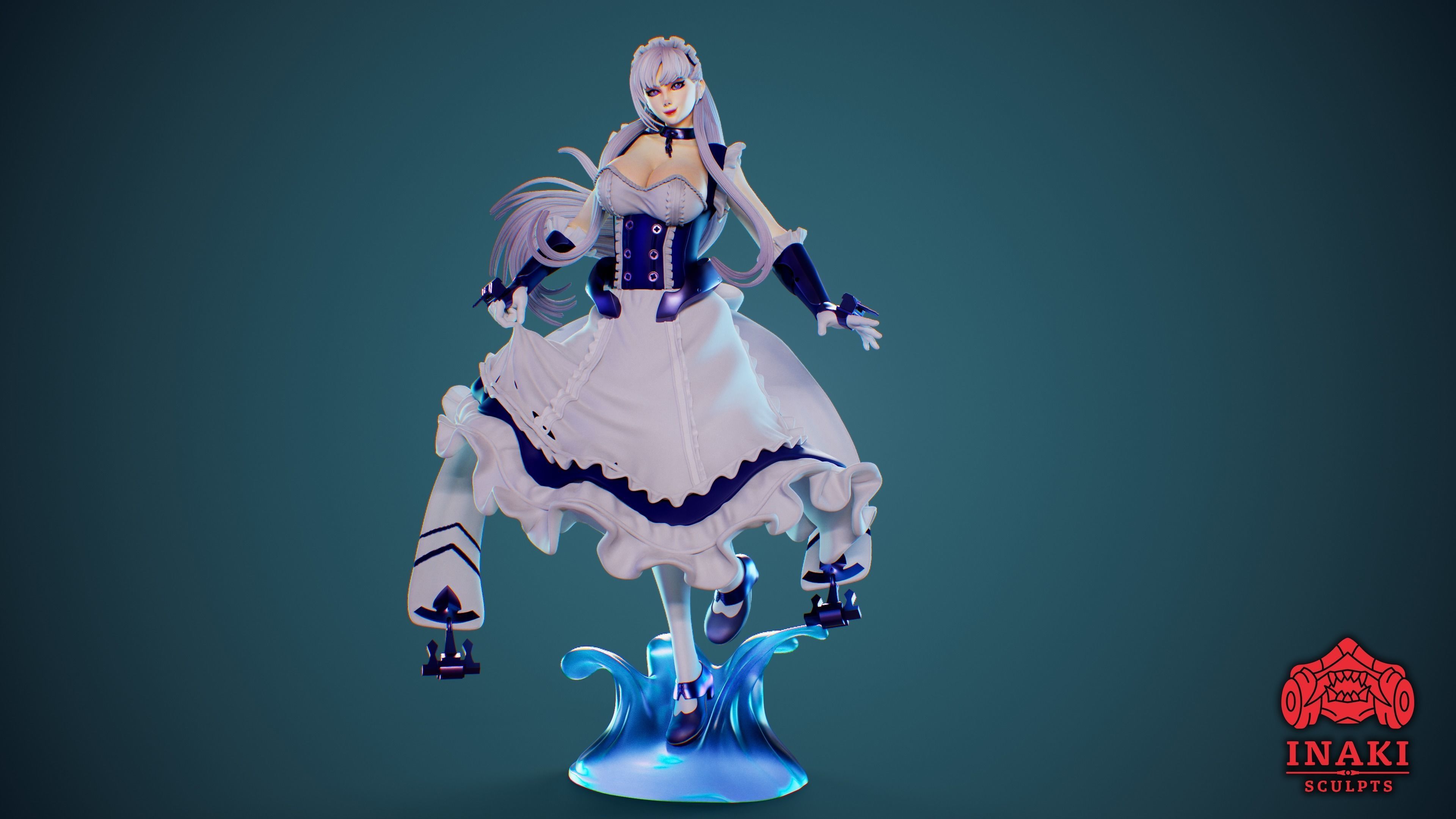 Belfast - Azur Lane 3D print model_2