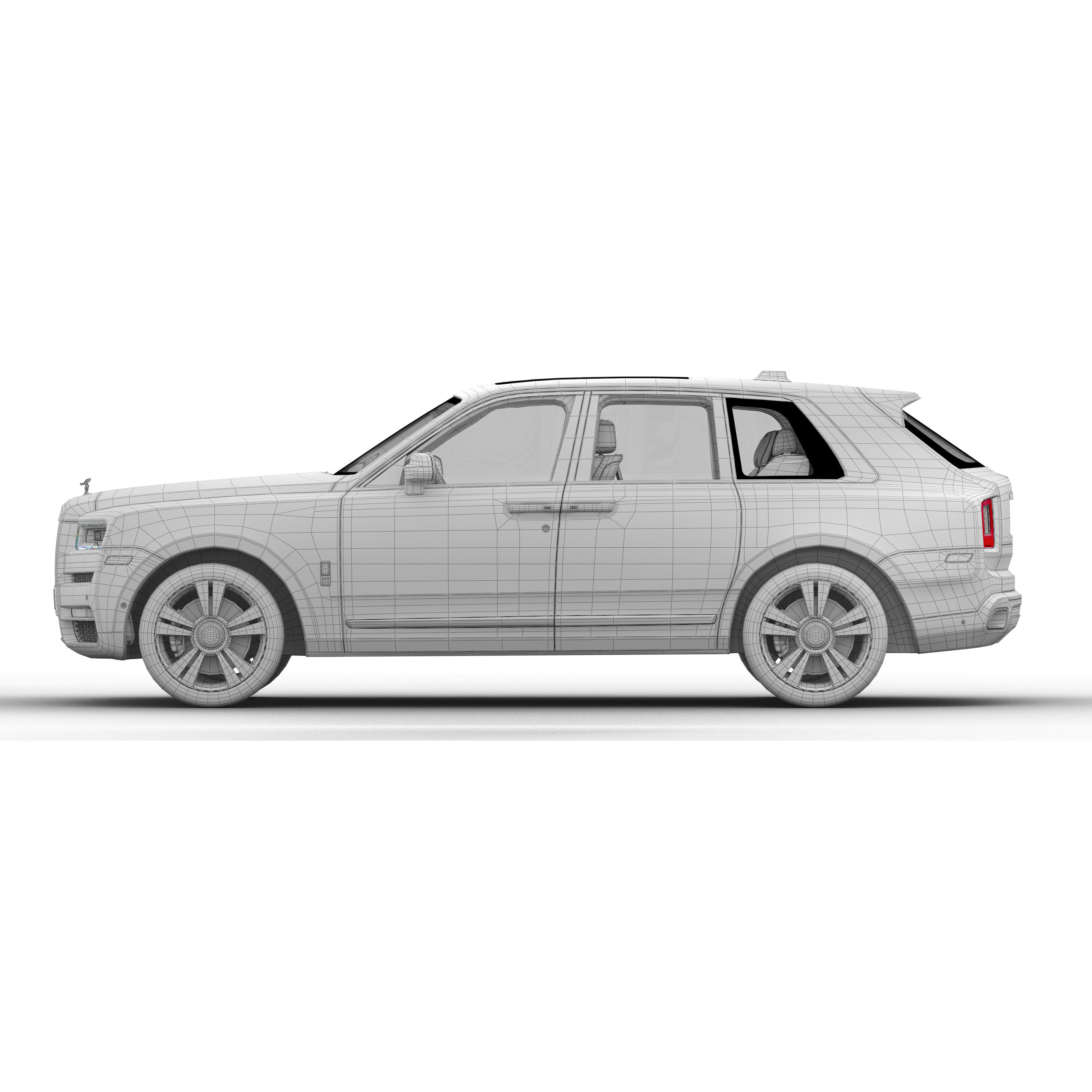 Rolls Royce Cullinan Low-poly 3D model_8