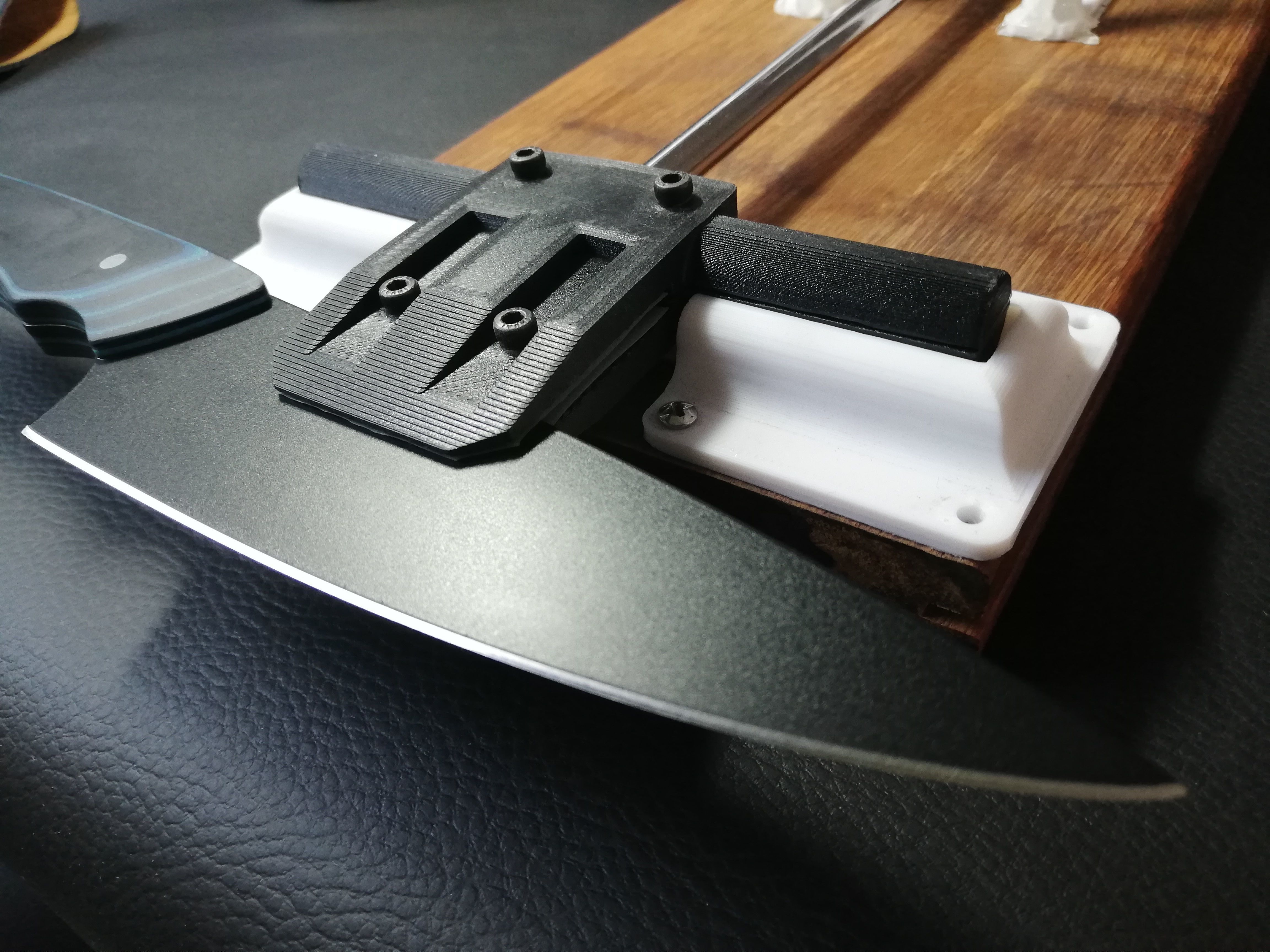 Knife sharpening system for standard wetstones 3D print model_8