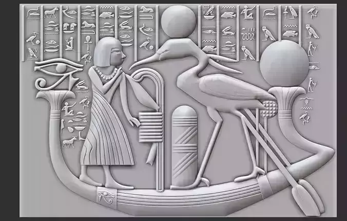 phroh wall panel relief 3D print model