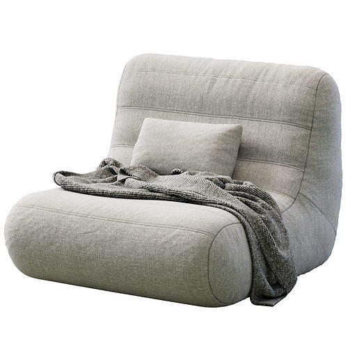 Armchair Blyuz 3D model 7