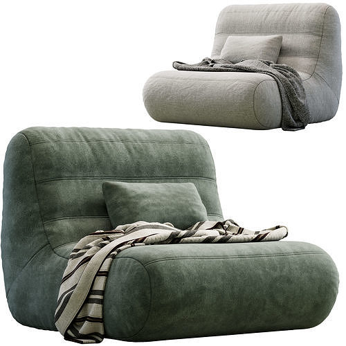 Armchair Blyuz 3D model 6