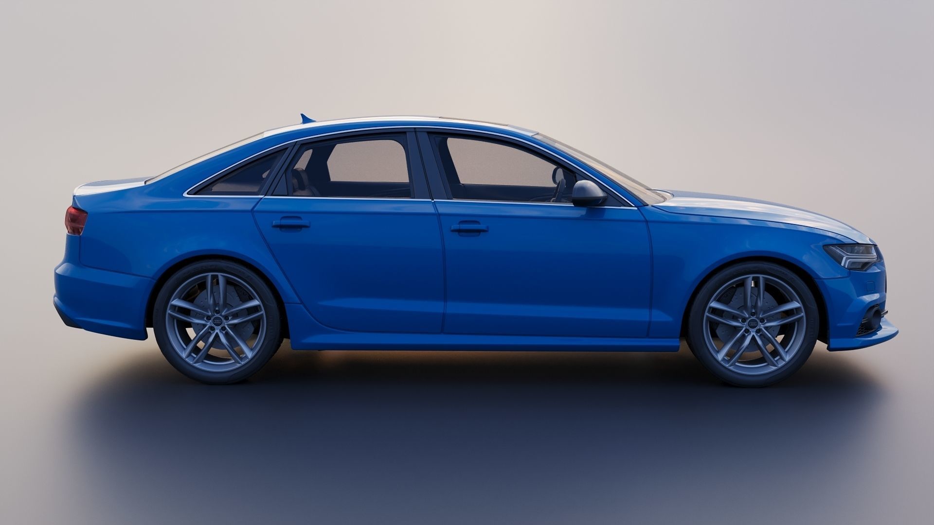 Audi S6 2016 3D print model_8