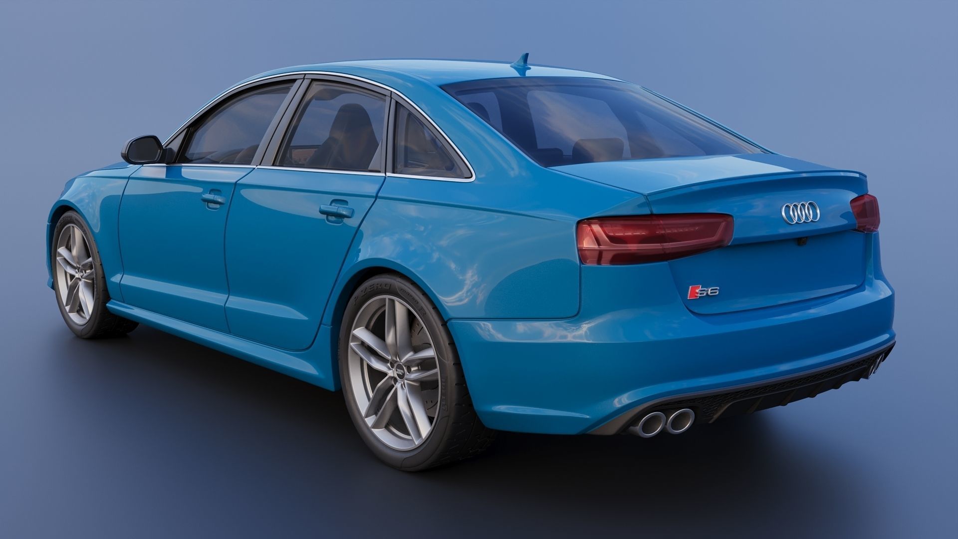 Audi S6 2016 3D print model_4