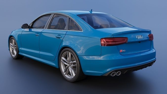 Audi S6 2016 3D print model 5