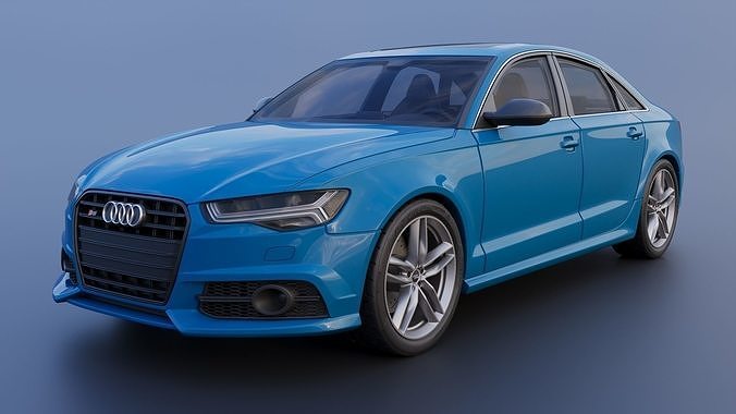Audi S6 2016 3D print model 3