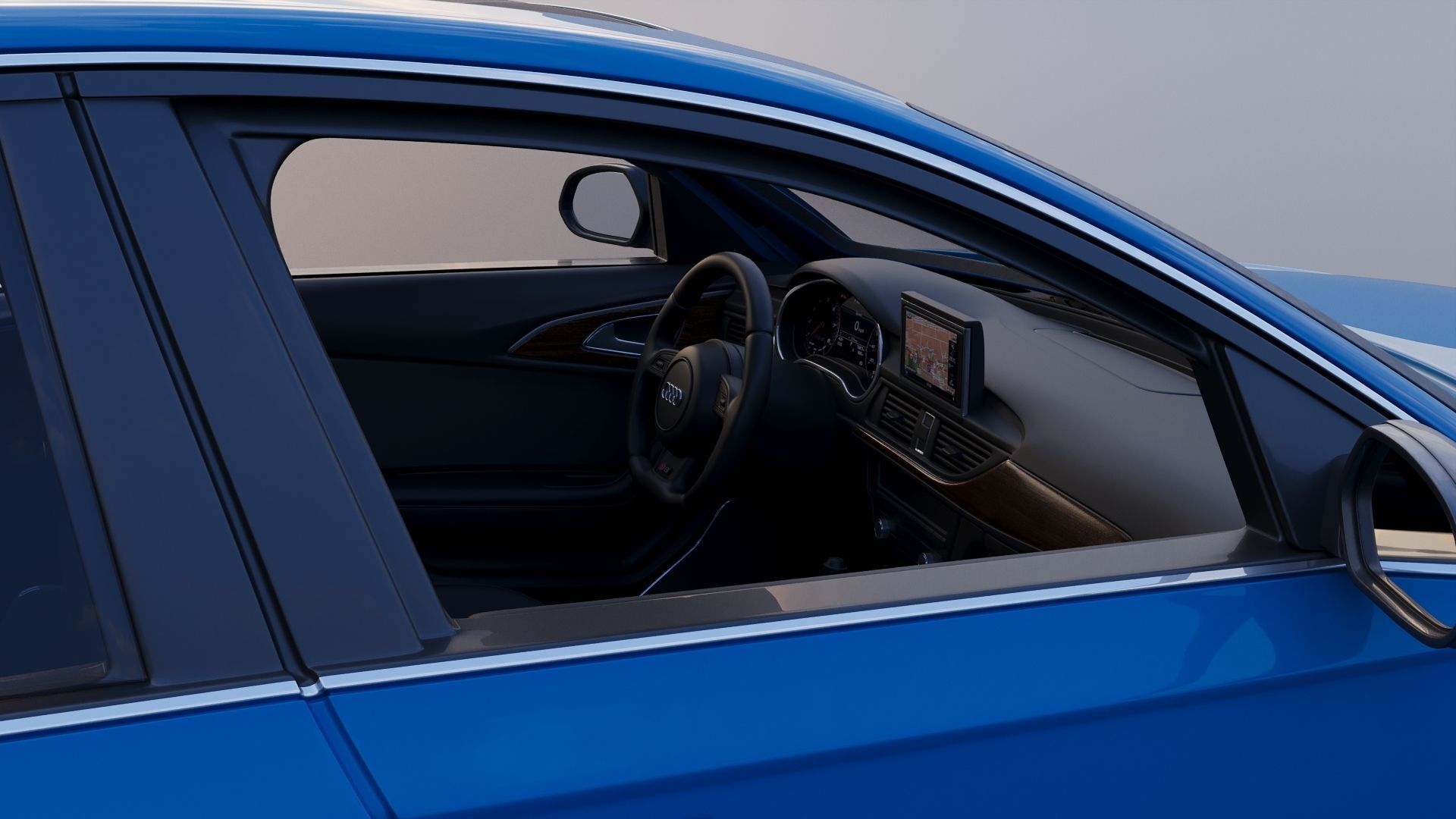 Audi S6 2016 3D print model_13