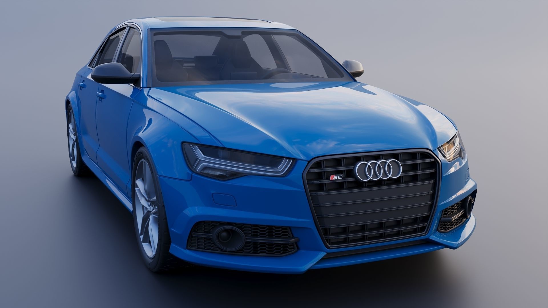 Audi S6 2016 3D print model_11
