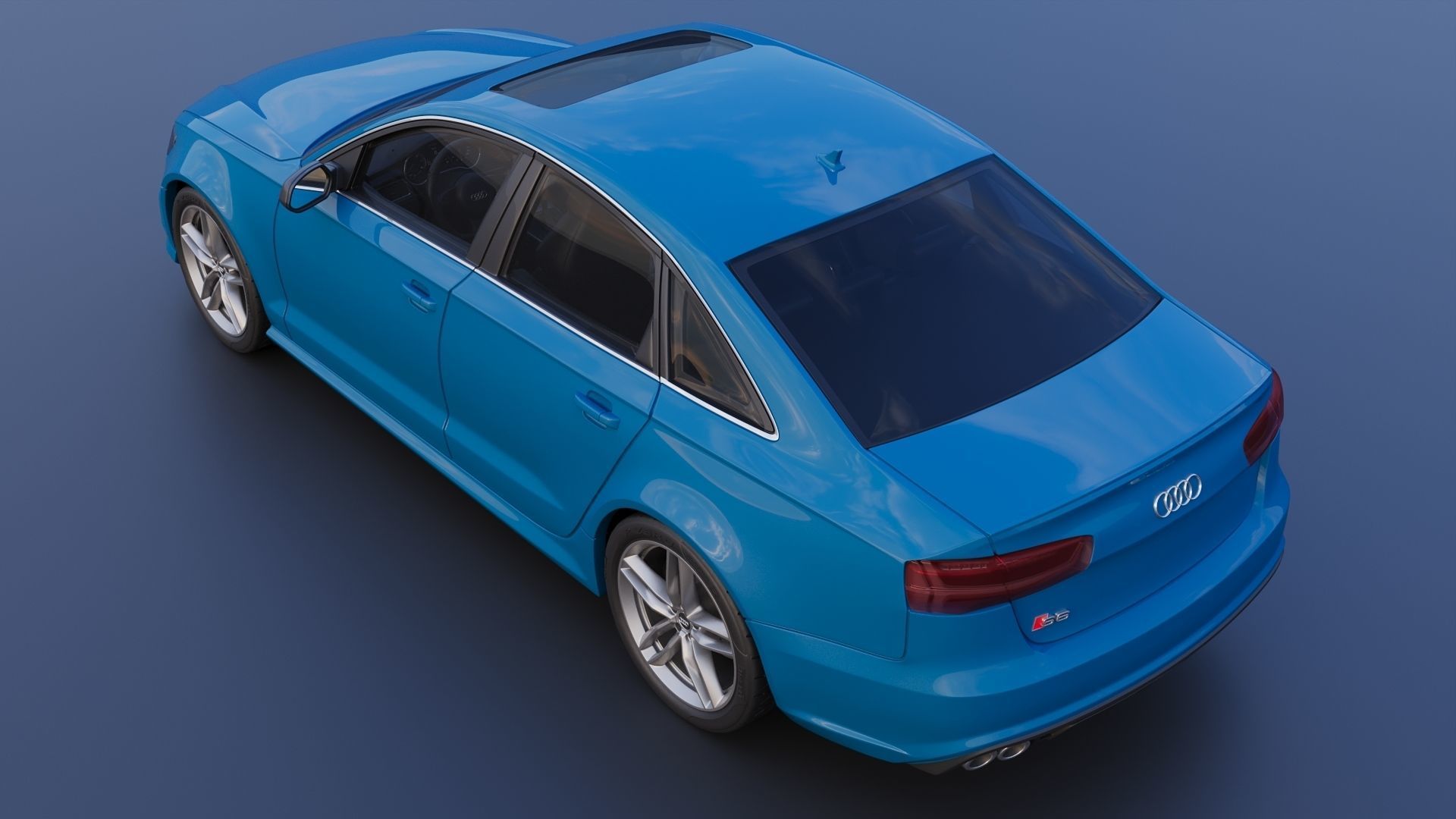 Audi S6 2016 3D print model_5