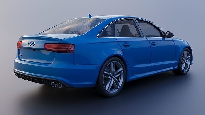 Audi S6 2016 3D print model 7