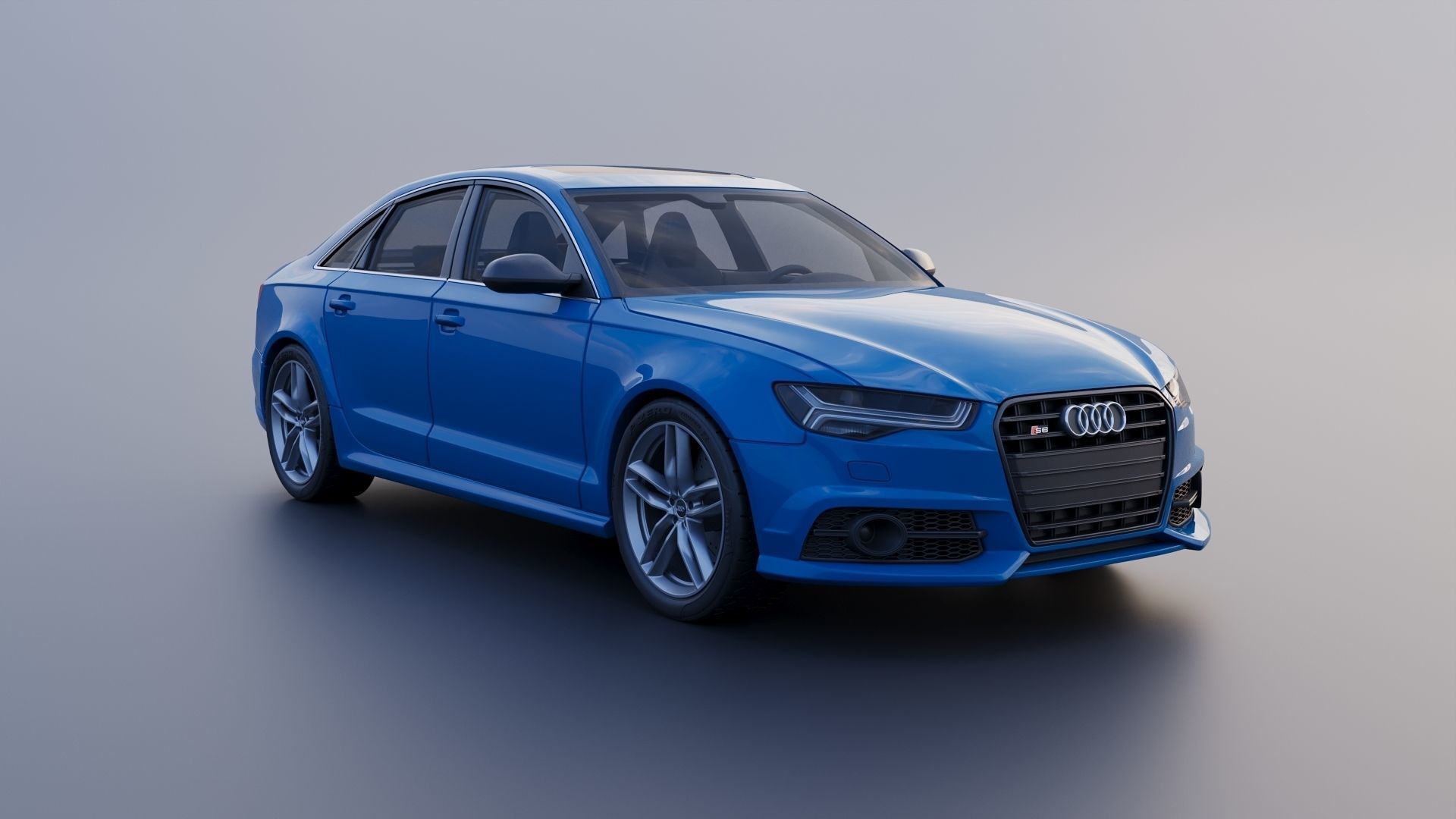 Audi S6 2016 3D print model_9