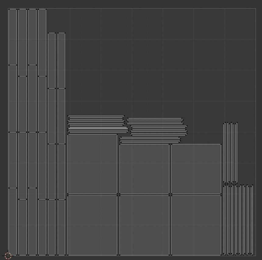 Wooden Cargo Crates Low-poly 3D model_17