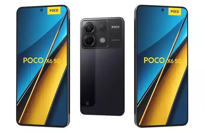 Xiaomi Poco X6 Black 3D model