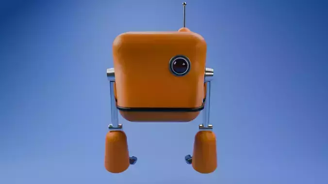 Robot  Low-poly 3D model