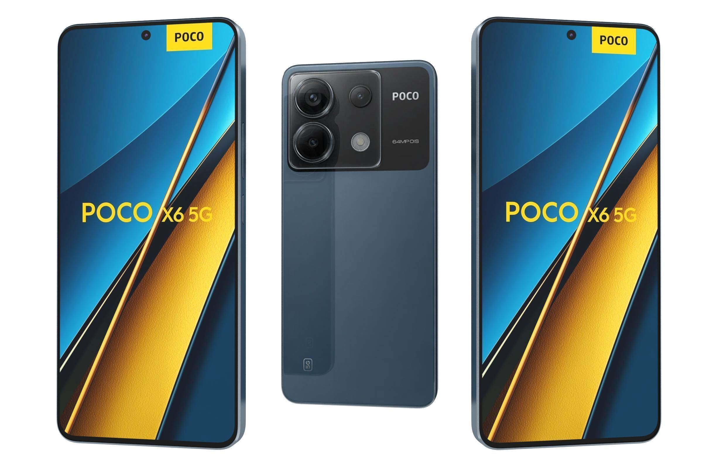 Xiaomi Poco X6 All Colors 3D model_1