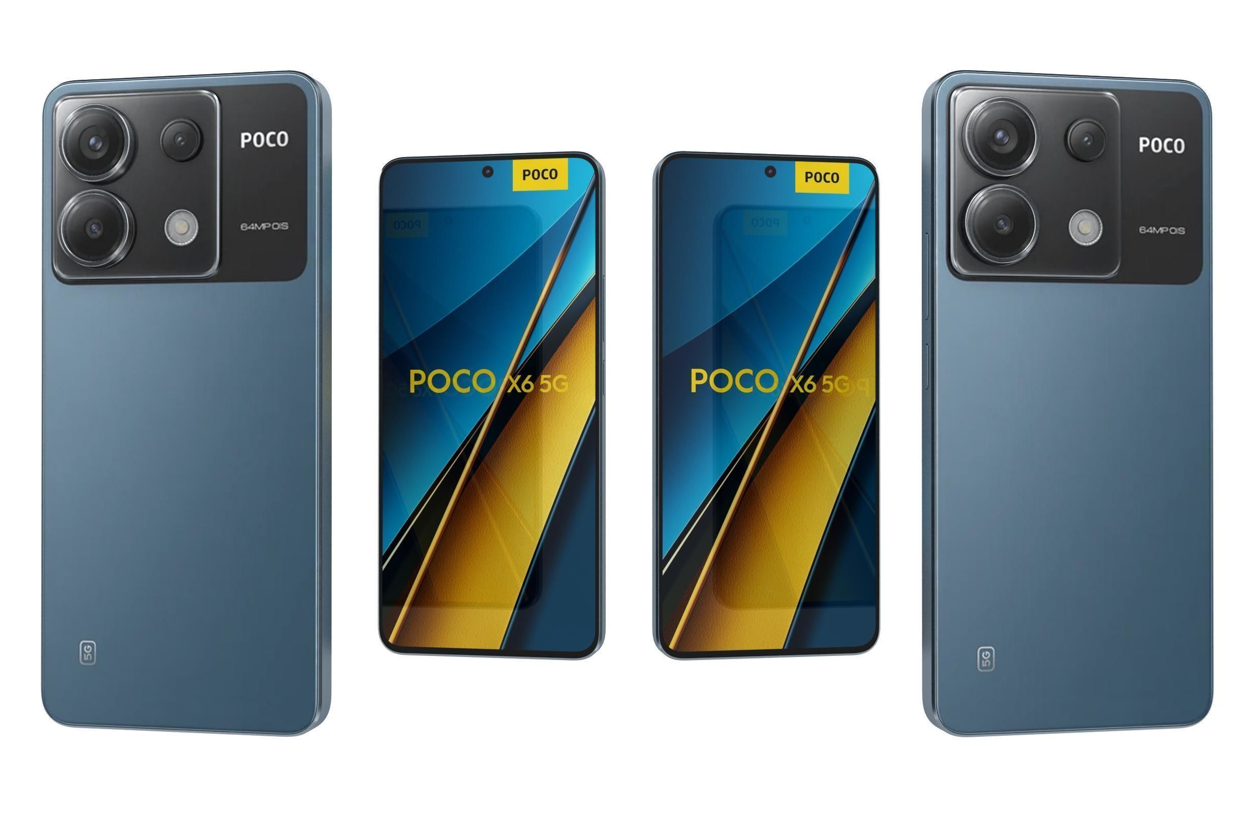 Xiaomi Poco X6 All Colors 3D model_11