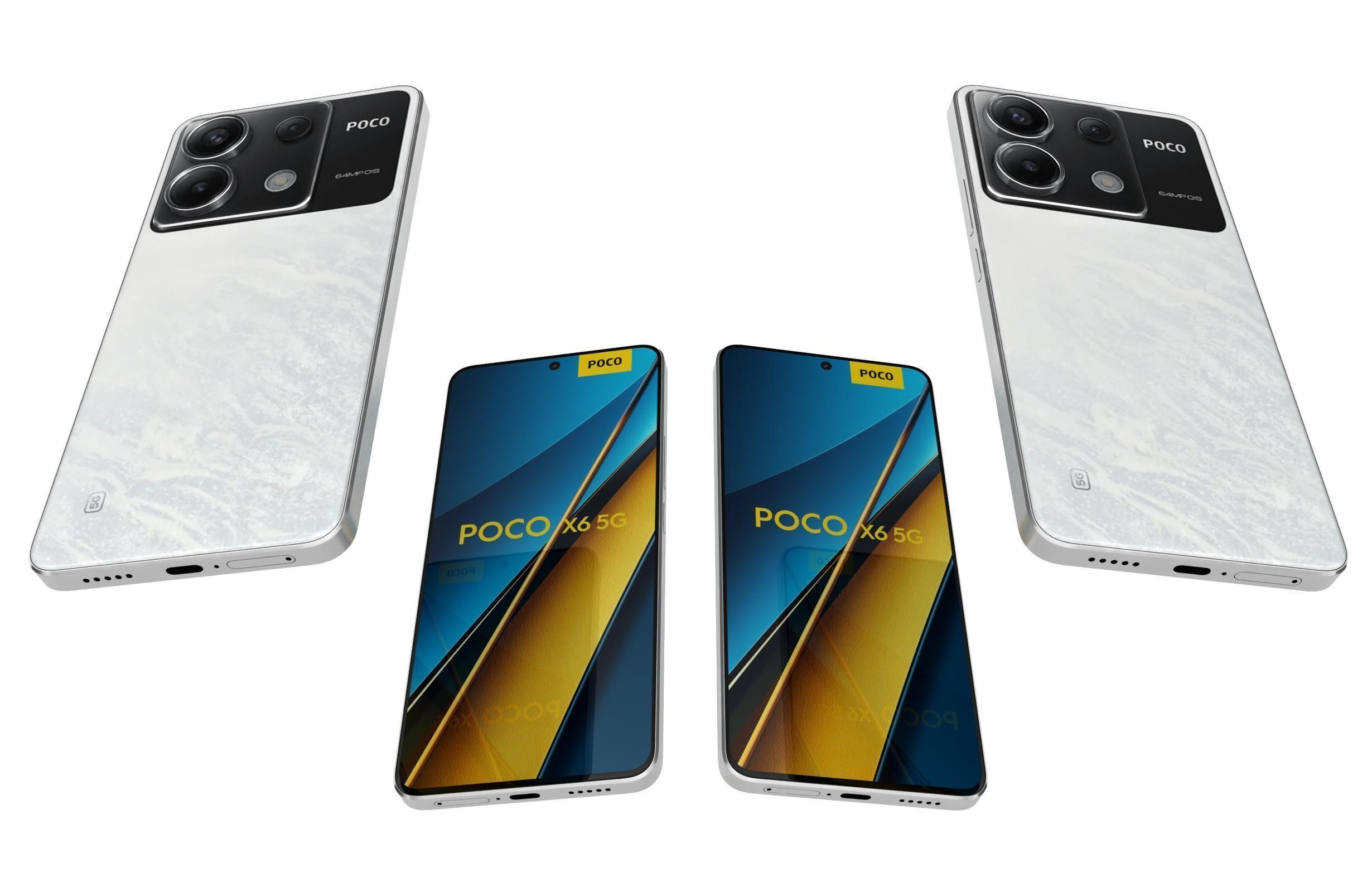 Xiaomi Poco X6 All Colors 3D model_30