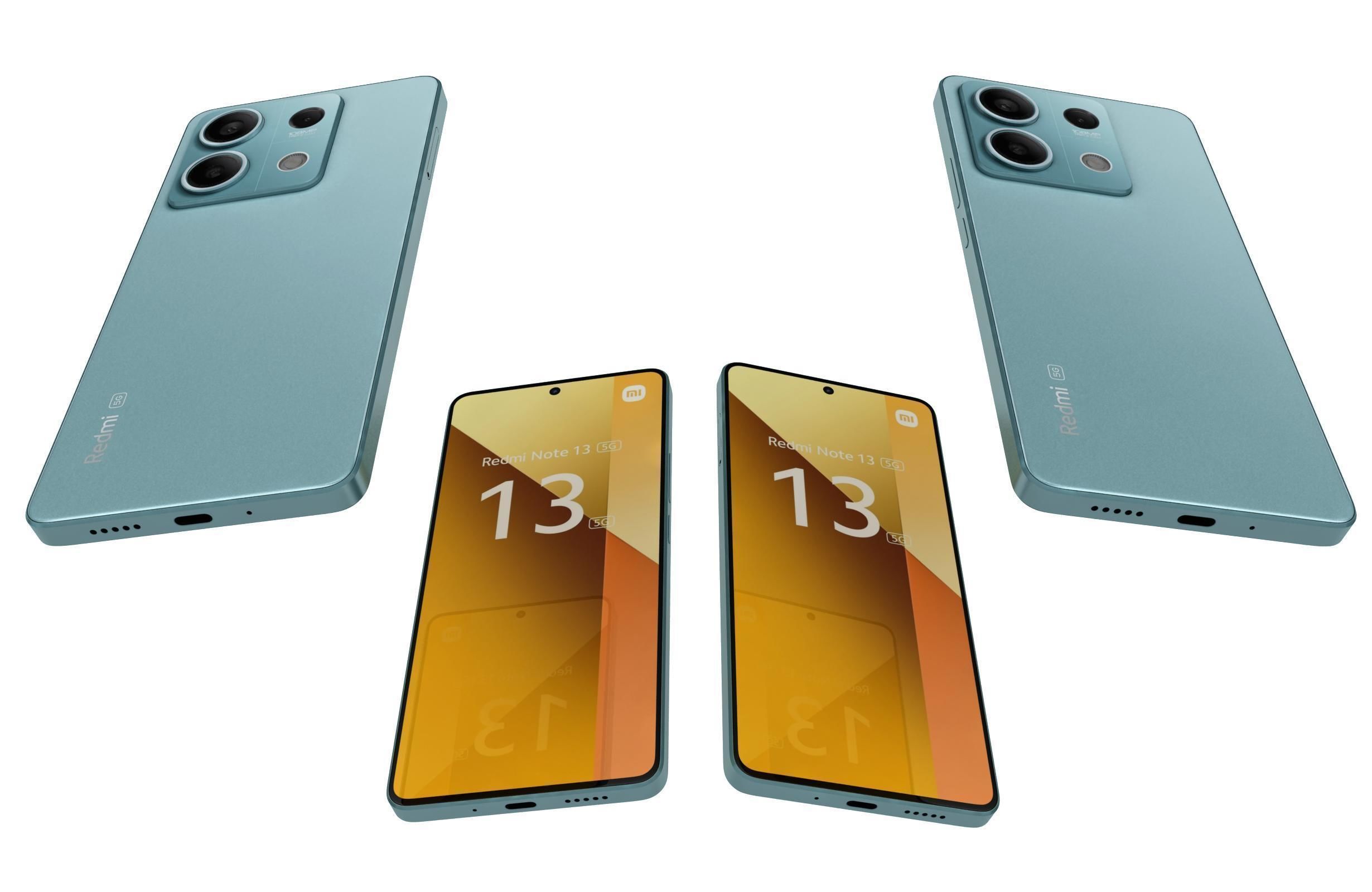 Xiaomi Redmi Note 13 5G Blue 3D model_1