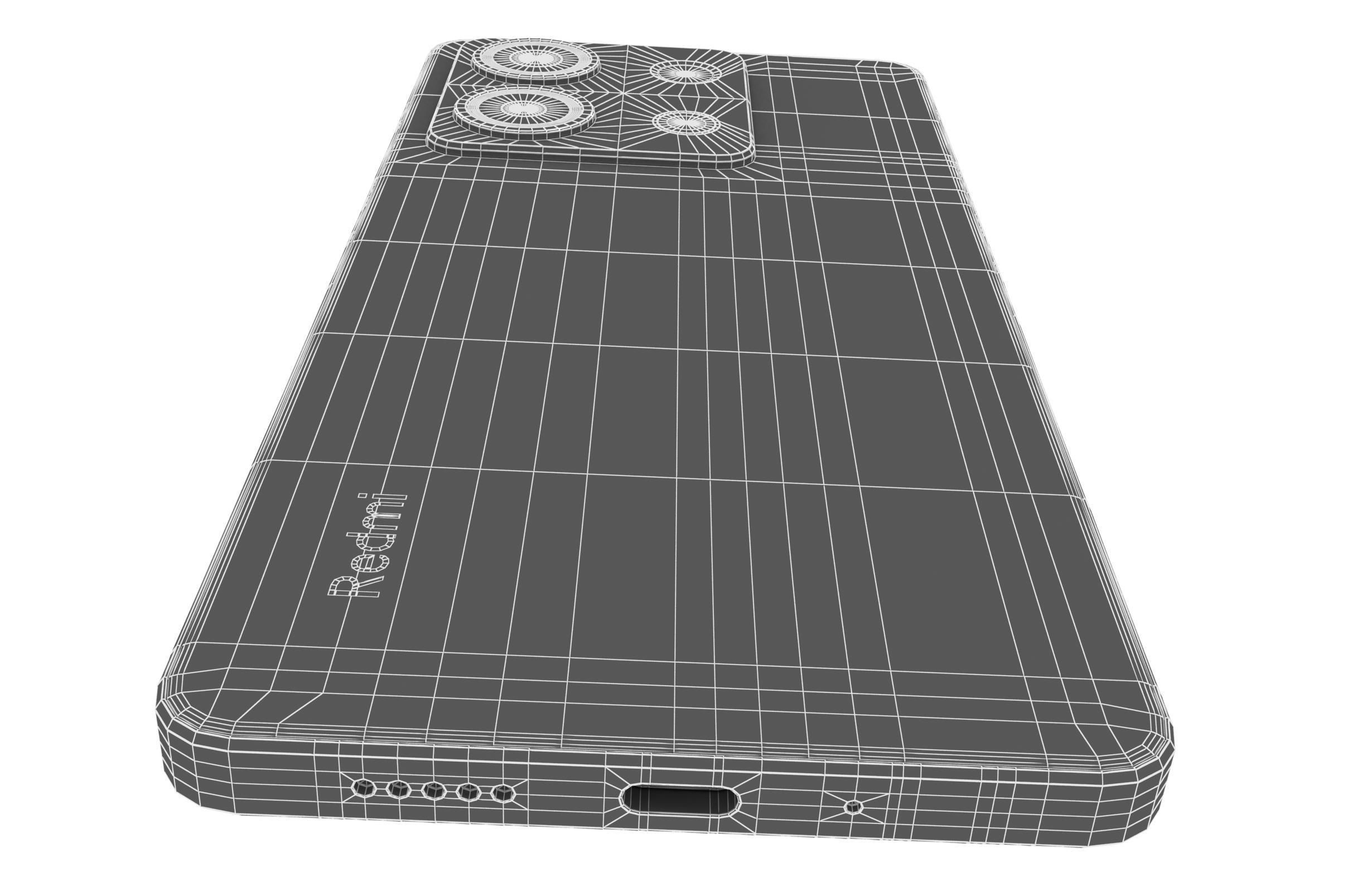 Xiaomi Redmi Note 13 5G Blue 3D model_22