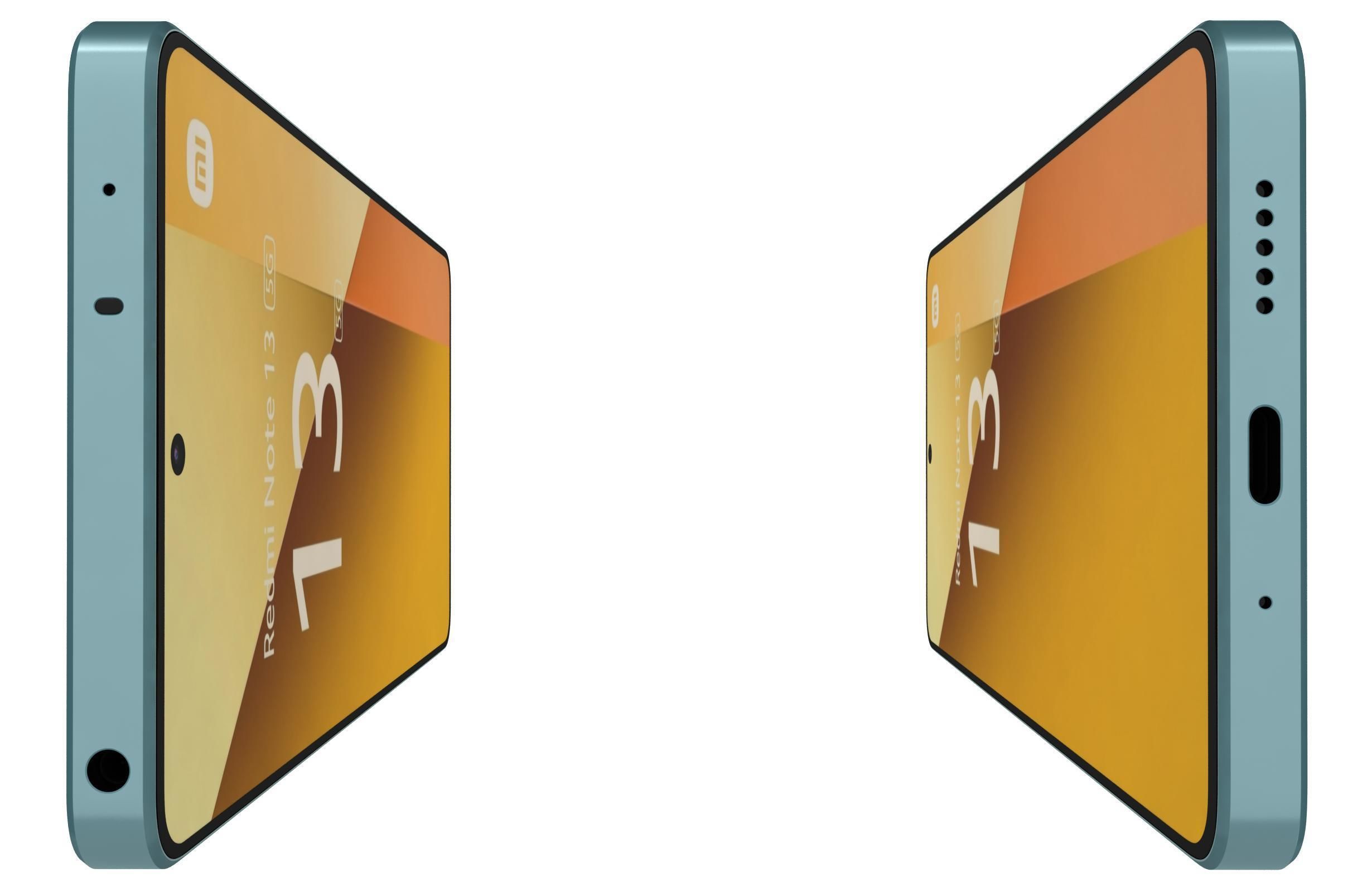 Xiaomi Redmi Note 13 5G Blue 3D model_9