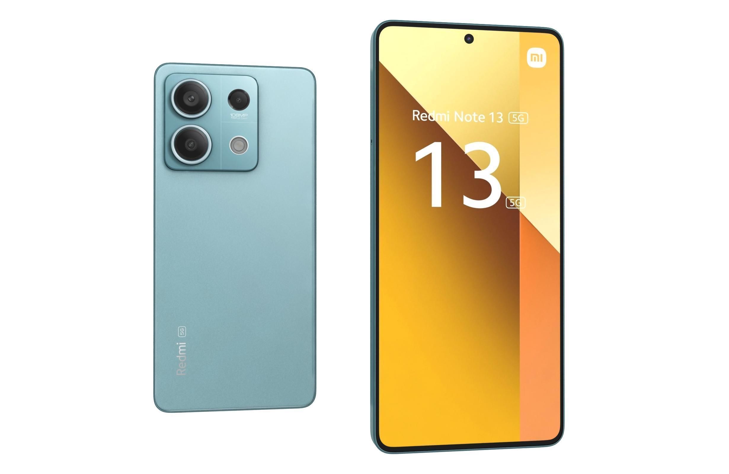 Xiaomi Redmi Note 13 5G Blue 3D model_6