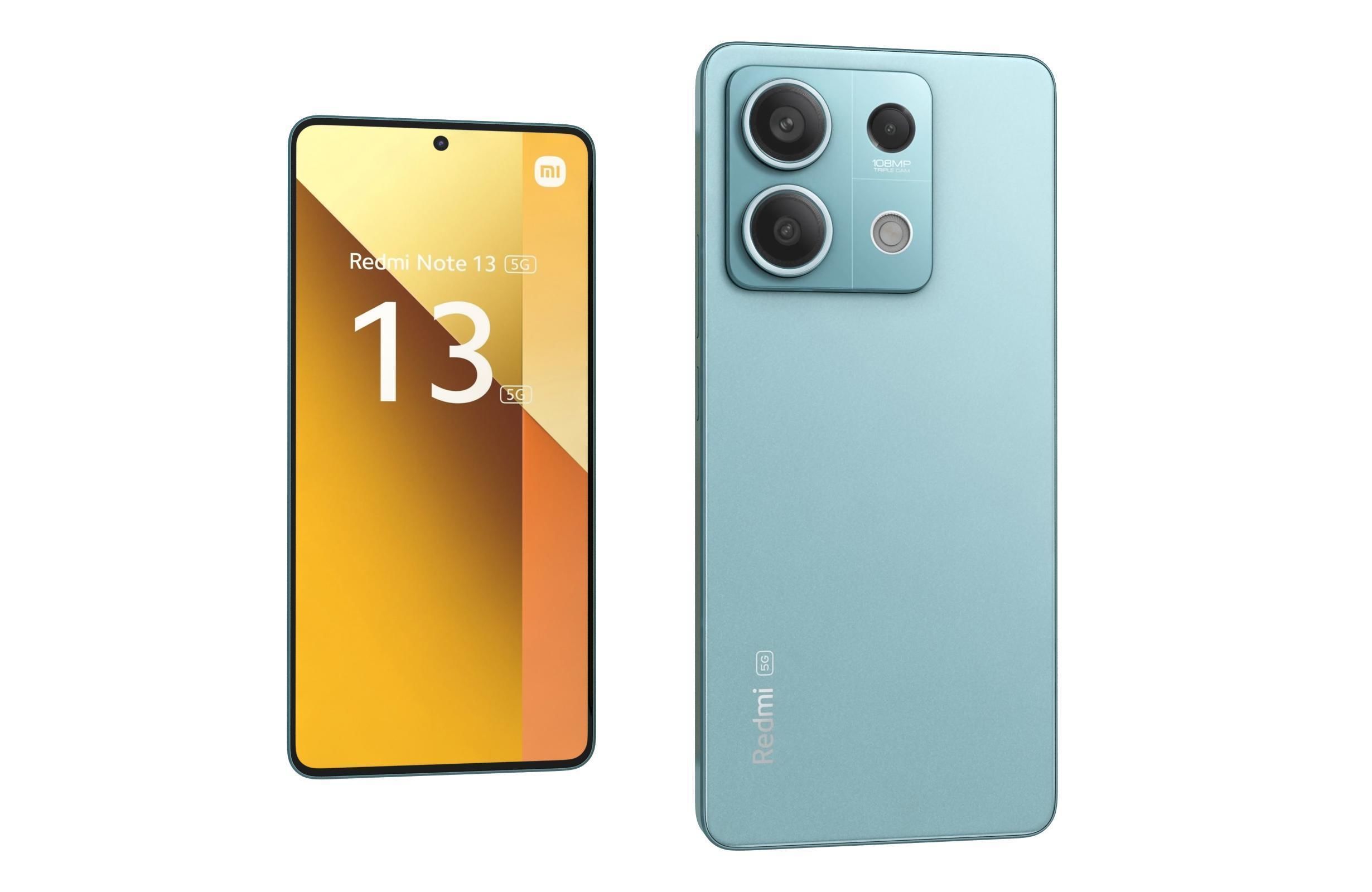 Xiaomi Redmi Note 13 5G Blue 3D model_7