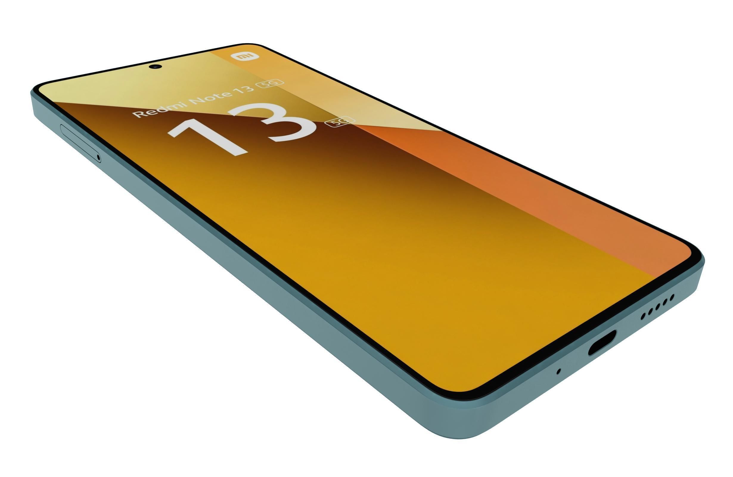 Xiaomi Redmi Note 13 5G Blue 3D model_11