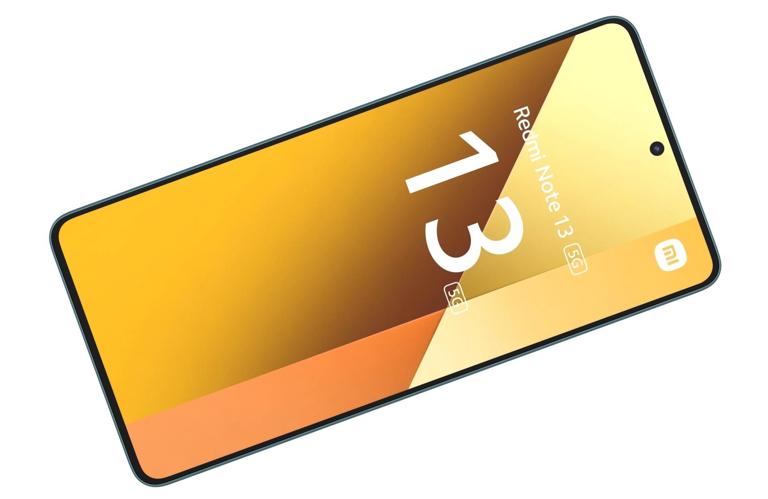 Xiaomi Redmi Note 13 5G Blue 3D model_13