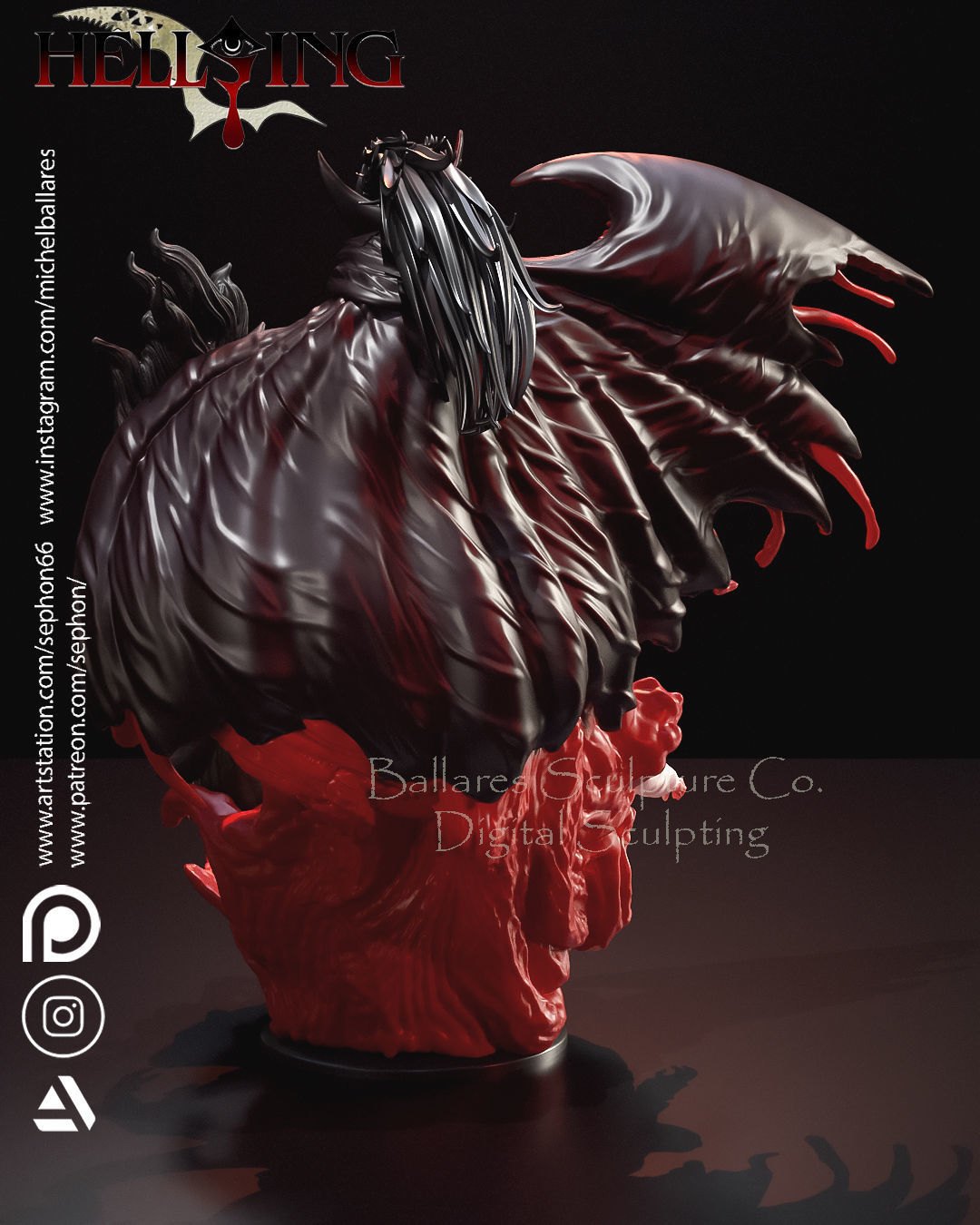 ALUCARD  HELLSING FROM CREATIVE GEEK MB 3D print model_8