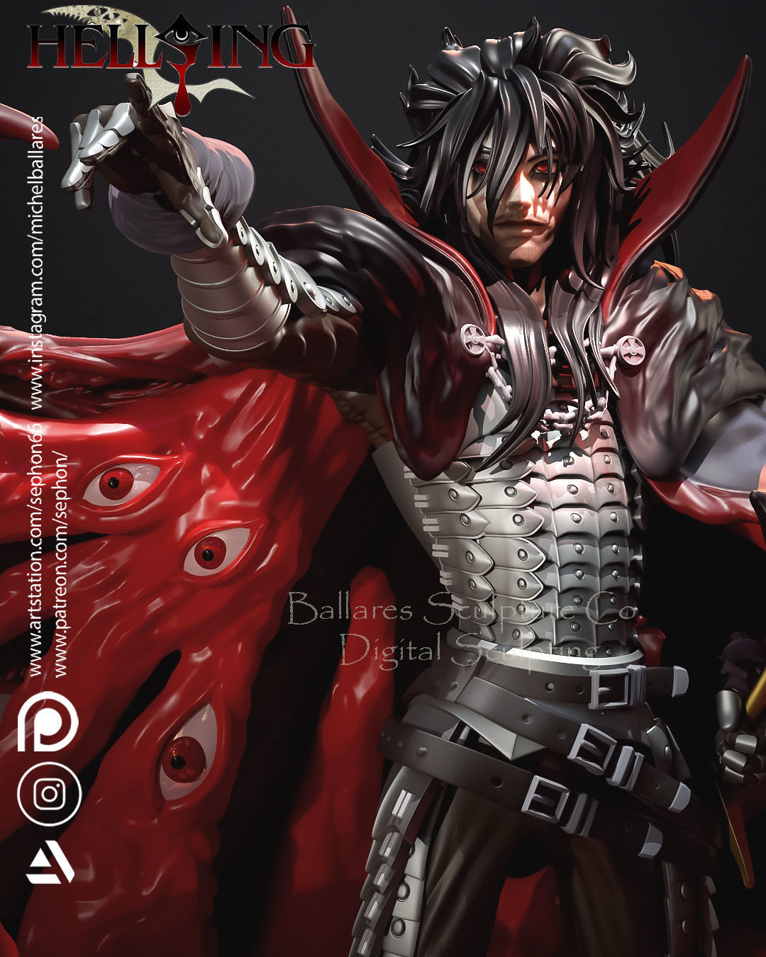 ALUCARD  HELLSING FROM CREATIVE GEEK MB 3D print model_6
