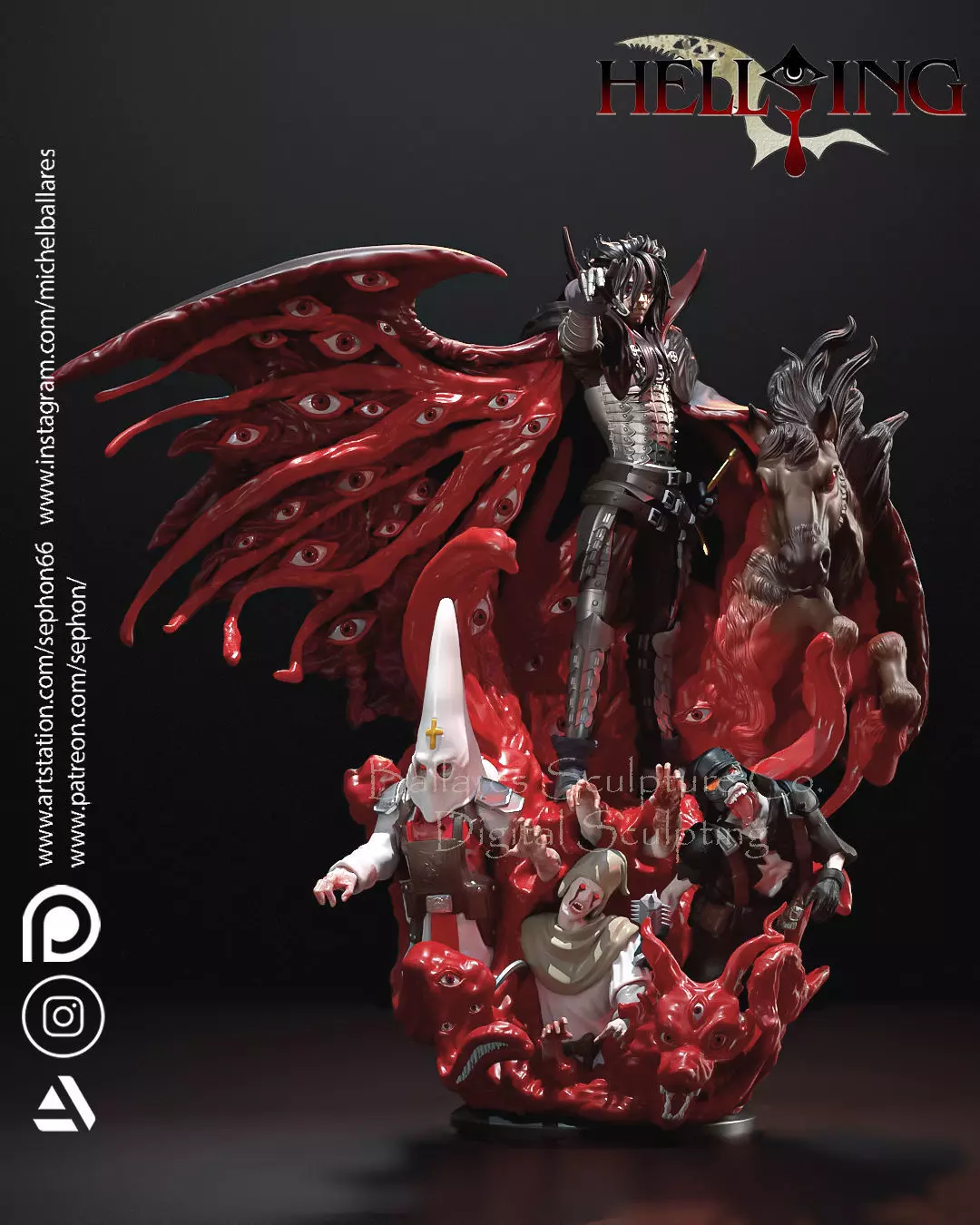 ALUCARD  HELLSING FROM CREATIVE GEEK MB 3D print model_0