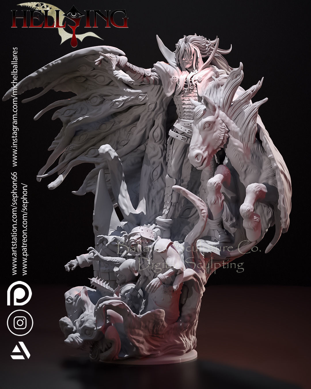 ALUCARD  HELLSING FROM CREATIVE GEEK MB 3D print model_11