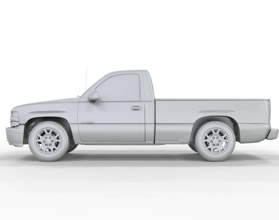 Chevrolet Silverado 2001 1500 3D model_10