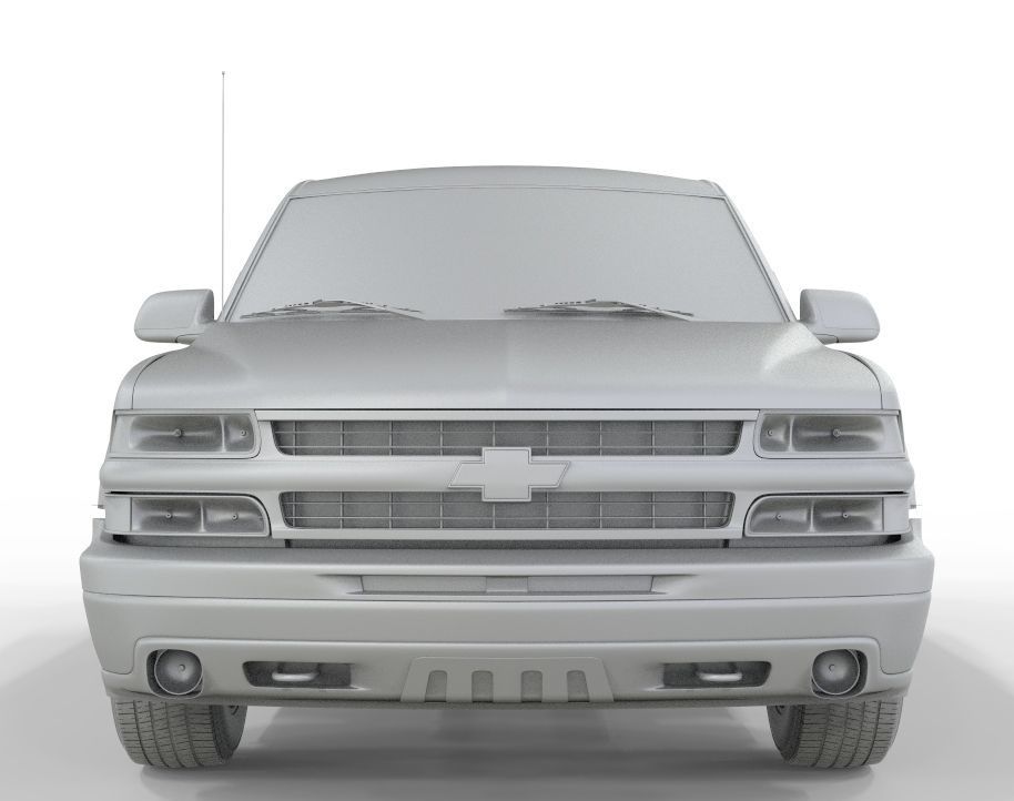 Chevrolet Silverado 2001 1500 3D model_8