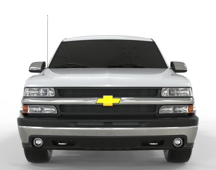 Chevrolet Silverado 2001 1500 3D model_3