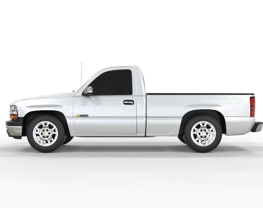 Chevrolet Silverado 2001 1500 3D model_1