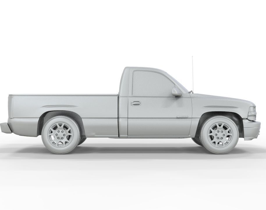 Chevrolet Silverado 2001 1500 3D model_9